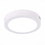 ST112.532.12 Светильник настенно-потолочный Белый LED 1*12W 3000K 715Lm Ra80 120° IP20 D160xH28 90-265V