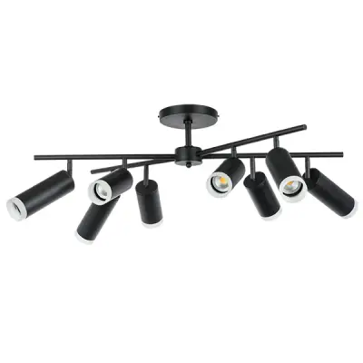 LR7283748740 Люстра RULLO 8х50W GU10 ЧЕРНЫЙ (571728+214437-4+214487-4+202430-8)