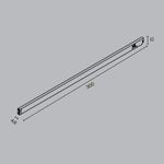 Трековый светильник Basis Levity 3000К 5Вт 100°, TR190-1-5W3K-B. TM Maytoni