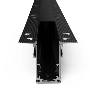 Slim Magnetic Шинопровод встраиваемый черный 2м 85087/00