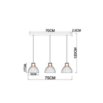 Подвесной светильник Arte lamp CAPRICE A4184SP-3BR, 3хE27