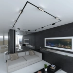 Slim Magnetic Трековый светильник HL02 12W 4200K черный 85010/01