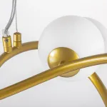 799063 Люстра GLOBO 6х6W (led) G9 ЗОЛОТО/БЕЛЫЙ Lightstar