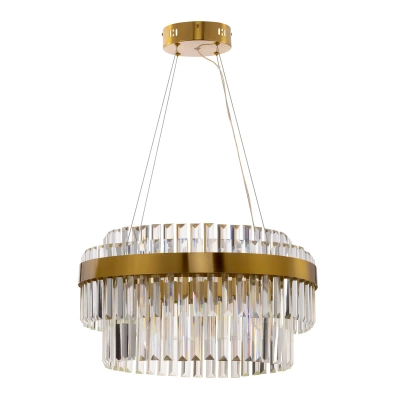 Citilux Sheldon CL339153 LED Люстра хрустальная с пультом Бронза