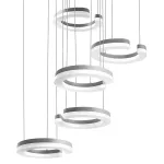 763439 Подвес UNITARIO 46W LED 5060LM СЕРЕБРО МАТОВЫЙ 3000K Lightstar