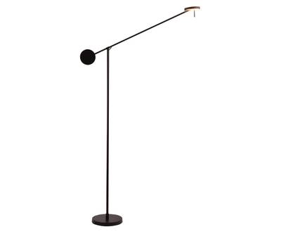 09440-F,19(3000K) Торшер Некси черный d23 L91 h125 Led 8W (3000K)