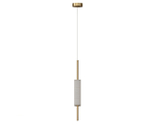 07527-1A,36 Подвес Элиас латунь d10 h200 Led 12W (3000K)