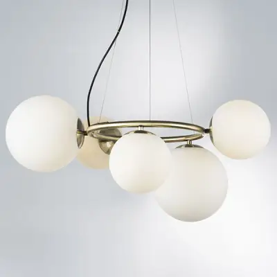 815051 Люстра GLOBO 5х40W G9 ЛАТУНЬ Lightstar