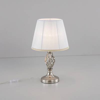 Citilux Вена CL402811 Настольная лампа с абажуром Хром