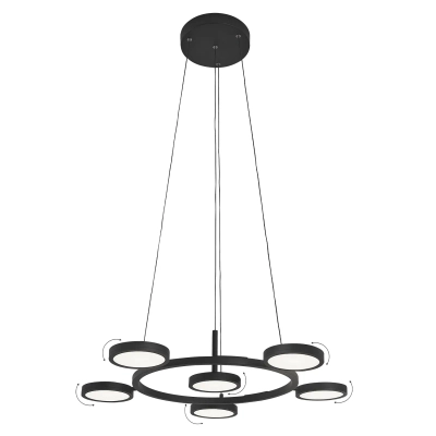 Светильник подвесной Crystal Lux CLT 027C6 D700 BL 1400/270