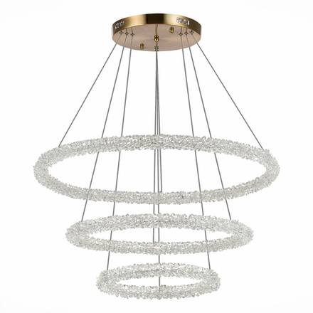 SL6110.203.03 Люстра подвесная ST-Luce Золотистый/Золотистый LED 3*35W 3000 - 6500K