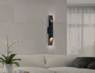 Светильник настенный TN5152/2 BK черный E27/2 max 40W 80*80*120