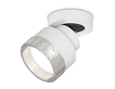 Комплект накладного поворотного светильника с композитным хрусталем XM8101040 SWH/CL белый песок/прозрачный GX53 (A2228, A2105, C8101, N8480)