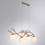 Подвесная люстра Arte Lamp ELTANIN A3422SP-4GO, 4хE27