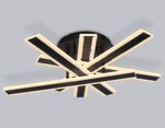 Светильник светодиодный потолочный с пультом FA8906 BK/CH черный/хром 132W 3000K-6400K 620*590*150 (ПДУ РАДИО 2.4G)