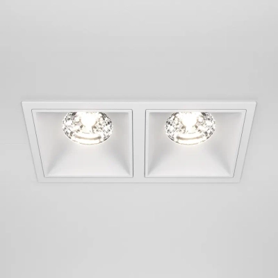 Встраиваемый светильник Alfa LED 4000K 2x15Вт 36°, DL043-02-15W4K-SQ-W. TM Maytoni