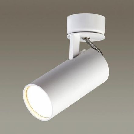 3873/1C HIGHTECH ODL19 405 белый Потолочный светильник GU10 1*50W 220V KIKO