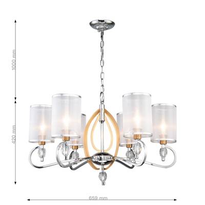 Подвесная люстра Stine 2705-6P. ТМ Favourite