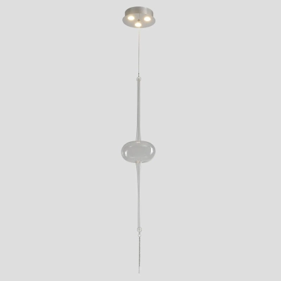 Светильник подвесной Crystal Lux GLASS SP3W LED CHROME 3850/203