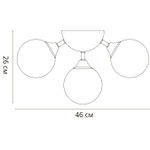 Потолочная люстра Arte Lamp FOBOS A2704PL-5SG, 5хE14