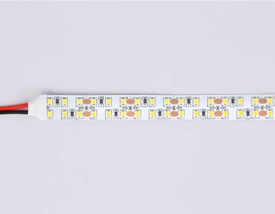Светодиодная лента двухрядная GS1601 2835 240Led/ 19.2W m/ 12V IP20 3000K/ 5000*14*1.2mm/ кратность резки 25mm (2 конт.)