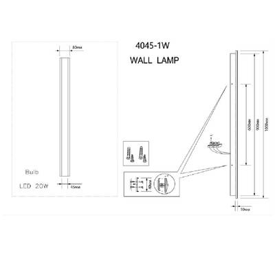 Уличный светильник Sagitta 4045-1W. ТМ Favourite