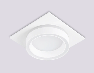 Светильник встраиваемый TN52421 WH/FR белый/белый матовый GX53 max 12W 105*105*45