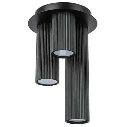 718037 Люстра ROMA 3х28W GU10 (led) MATT BLACK Lightstar