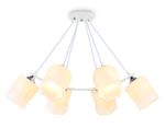 Светильник подвесной TR303159/6 WH/CH/FR белый/хром/белый матовый E27/6 max 40W D670*410