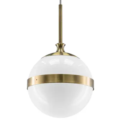 813111 Подвес GLOBO 1х40W E14 electroplating bronze/white Lightstar