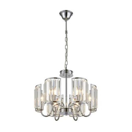 Citilux Грета CL333161 Люстра хрустальная подвесная Хром