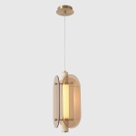 Светильник подвесной Crystal Lux AMARILLO SP18W LED BRASS 0120/218