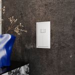 VLS020202 Выключатель встраиваемый VOLTUM S70 двухклавишный с подсветкой 10А, (белый матовый) (ТМ Maytoni)