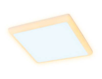 Встраиваемый cветодиодный светильник с подсветкой DCR335 18W+6W 6400K/3000K 85-265V 170*170*32 (A155*155)
