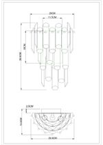 Настенный светильник Divinare ROSIE 3511/17 AP-3, 3хE14