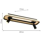 Потолочный светильник Olika 4439-2C, LED*40W, 3200LM, 3000-6000K. ТМ F-Promo