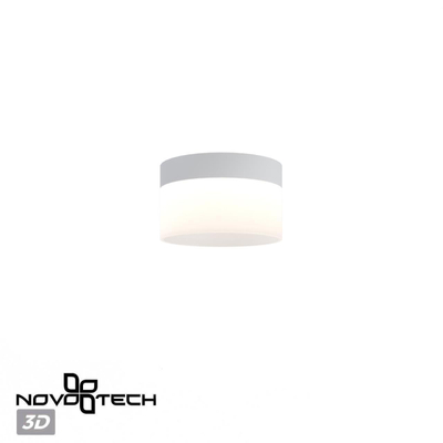 359446 OVER NT24 390 черный Светильник накладной светодиодный IP20 LED 18W 220-240V 4000K 1170Лм AURA