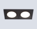 Светильник встраиваемый TN6615/2 BK черный IP44 GX53/2 max 15W 215*110*24