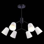 SLE155942-06 Люстра потолочная Черный/Белый E14 6*40W