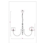 Подвесная люстра Arte Lamp ATTORE A4092LM-8CC, 8хE14