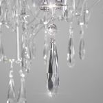 Подвесной светодиодный светильник с фигурным хрусталем 443/1