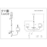 SLE1119-303-03 Люстра подвесная Латунь/Шампань E14 3*40W
