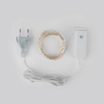 Гирлянда нить "Роса" теплый белый 5м IP20 400-007 теплый белый