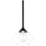 801202 Люстра VETRO 1х6W(led) G9 ЧЕРНЫЙ/ПРОЗРАЧНЫЙ Lightstar