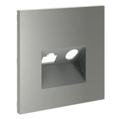 VLS002705 Накладка для розетки TV+RJ45 кат. 6, S70 (сталь). (ТМ Maytoni)