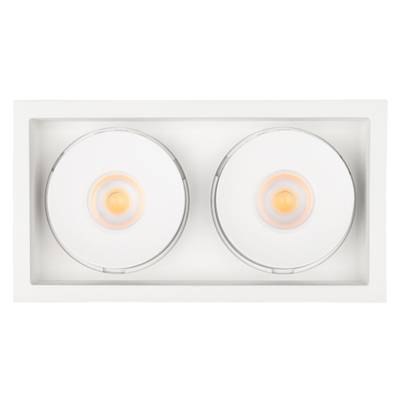 Светильник CL-SIMPLE-S148x80-2x9W Warm3000 (WH, 45 deg) (Arlight, IP20 Металл, 3 года)
