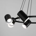 Умная подвесная люстра с поворотным механизмом 70147/8 черный Smart