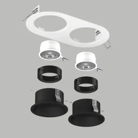 D6560707BMOD Светильник DOMINO ROUND  под LED модуль/лампу МR16 (214656+214607+214607+214007+214007)