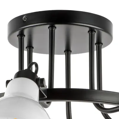 761060 Люстра ACROBATA 6х40W E14 БЕЛЫЙ Lightstar