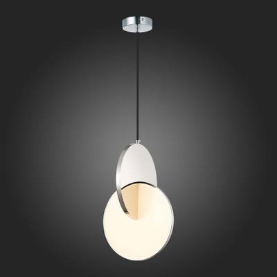 SL6107.103.01 Светильник подвесной ST-Luce Хром/Белый Хром LED 1*14W 3000K